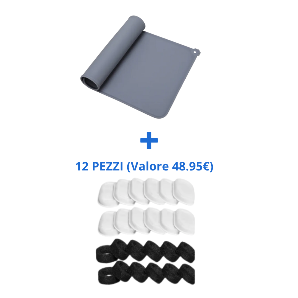 Aquality Care Kit – 12 Filtri & Tappetino Anti‑Splash