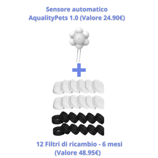 Aquality Care Kit – 12 Filtri & Sensore Automatico
