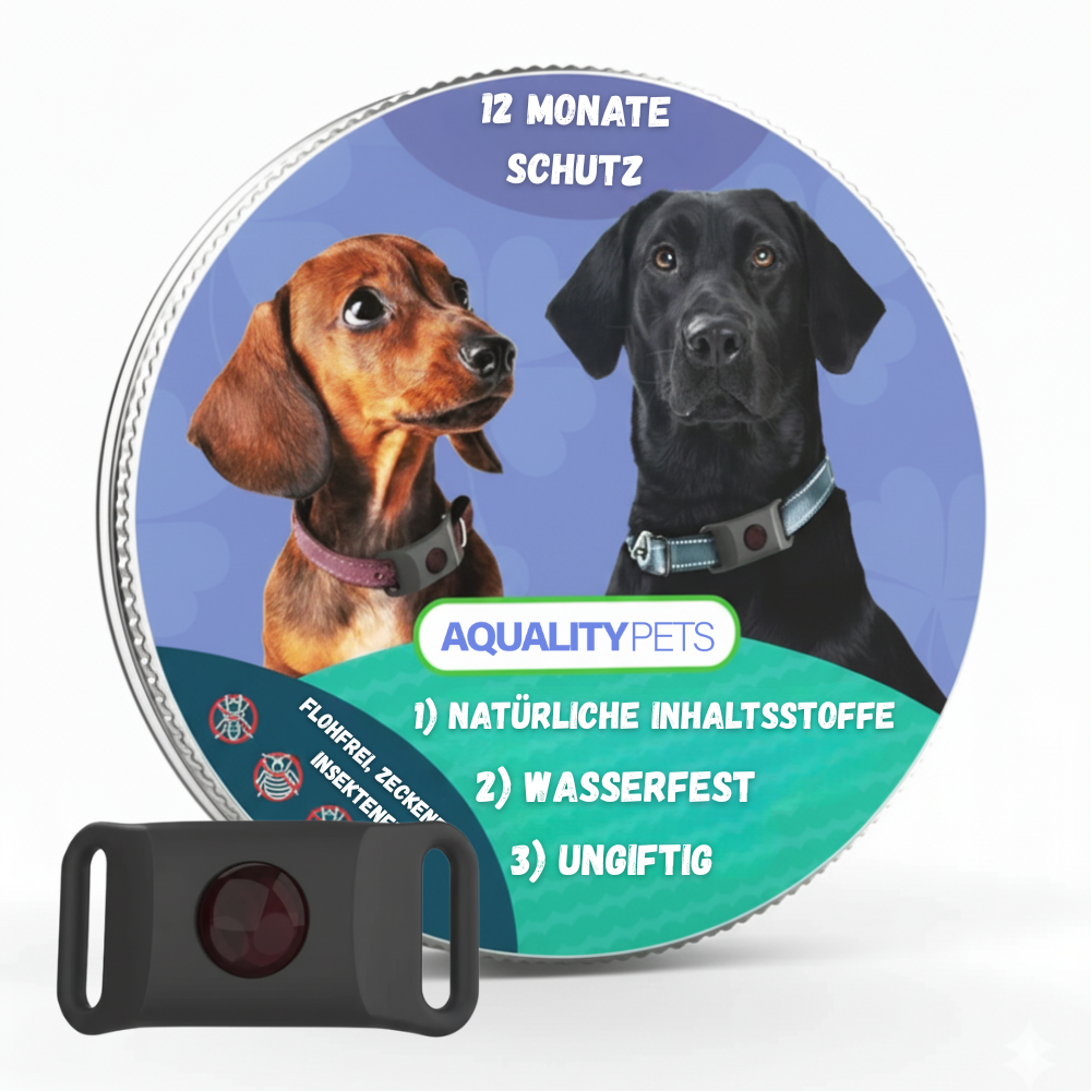 Proteggi il tuo cane in modo naturale da zecche, pulci e insetti | 12 mesi di protezione