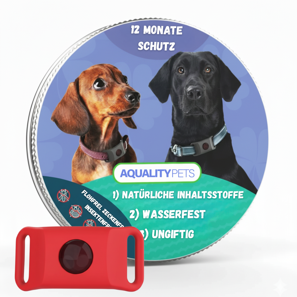 Proteggi il tuo cane in modo naturale da zecche, pulci e insetti | 12 mesi di protezione