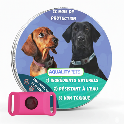 Protégez votre chien naturellement contre les tiques, les phlébotomes et les puces | Protection de 12 mois
