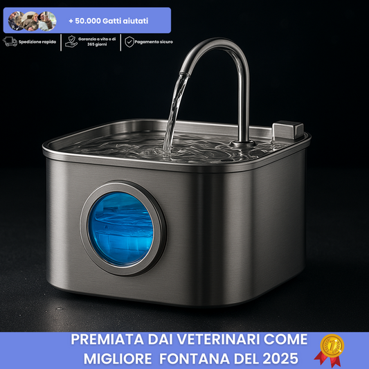 La AqualityPets™ 1.0 - Kit Salute e Felicità per Gatti (Con cavo)